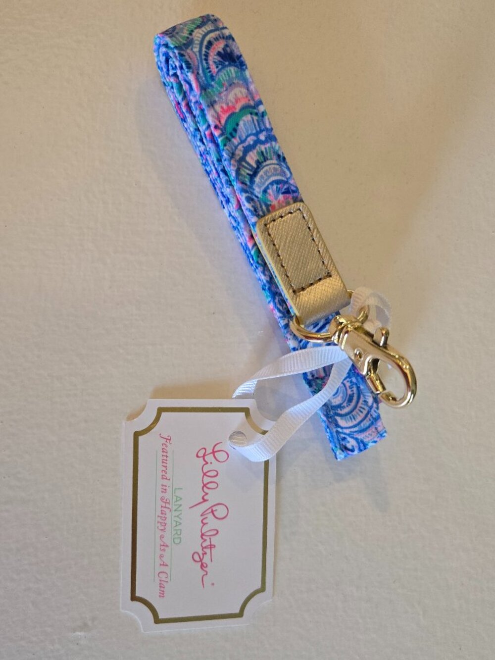 Lilly Pulitzer Lanyard Featured in Happy As A Clam